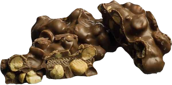 Cluster of milk chocolate and crunchy peanuts candy from chocolates and candies collection under $25