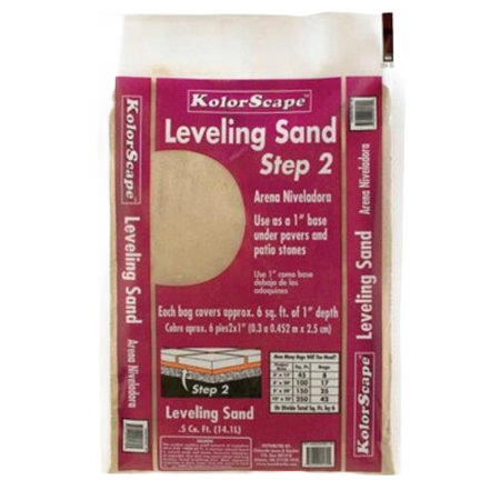 Bag of KolorScape leveling sand Step 2 for patio base under pavers in lawn and garden home improvement collection under $50