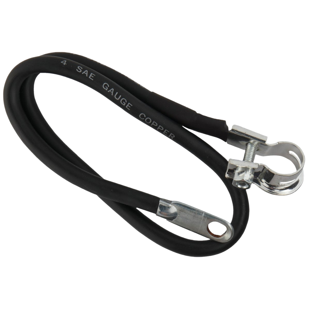 4-gauge black battery cable with corrosion-resistant metal terminals for automotive and mechanic tools accessories under $50 collections