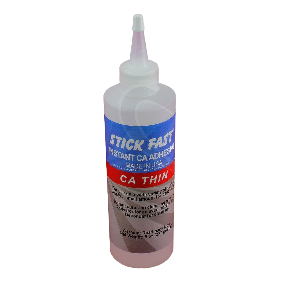 8 oz. bottle of Stick Fast Thin CA glue for quick bonding, in glue and adhesives under $50 collections