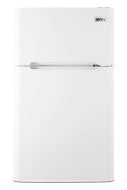 19" Wide 2-Door Refrigerator-Freezer, ADA Height