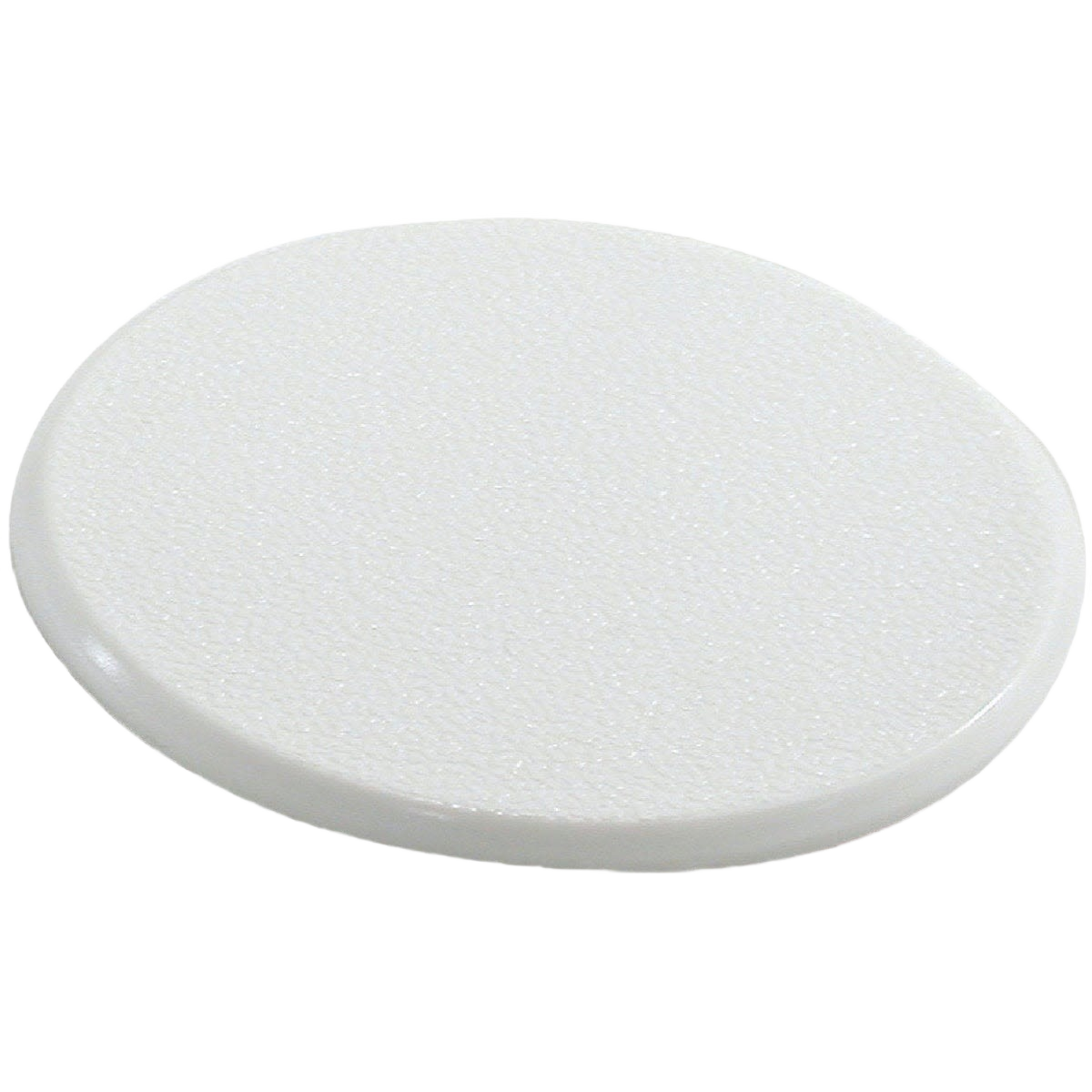 White circular wall protector with textured surface designed for home improvement applications