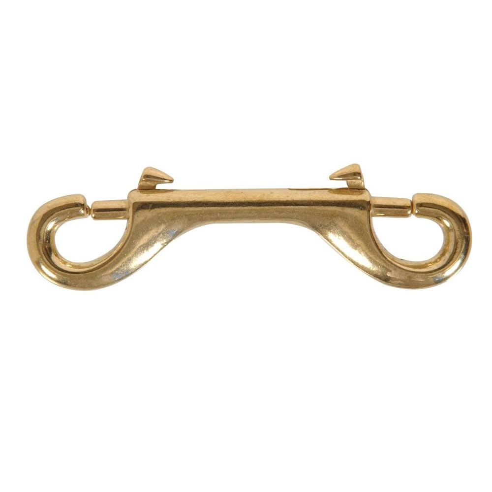 Solid brass double ended bolt snap for secure fastening in hardware and storage organization under $50 collections
