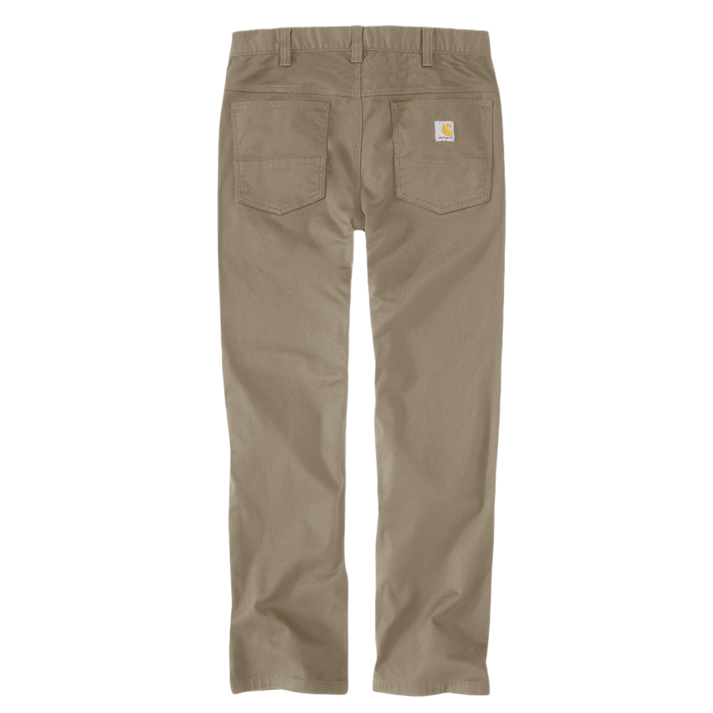 Men's relaxed fit work pants in sand dune color with reinforced pockets, ideal for home improvement tasks