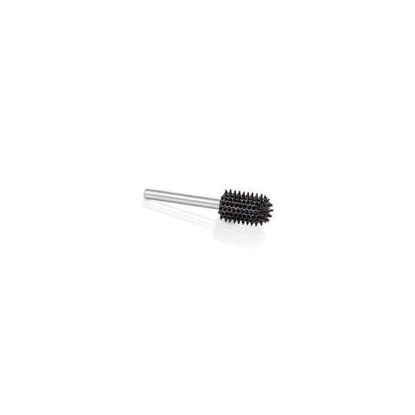 Ball-nose carbide burr with very coarse texture and metal shaft for woodworking tools and home improvement tasks under $50