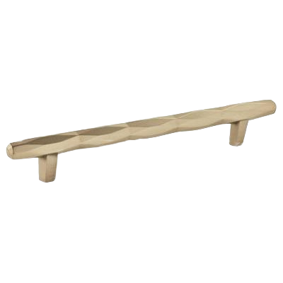 Geometric faceted golden champagne cabinet pull for furniture hardware and home improvement projects