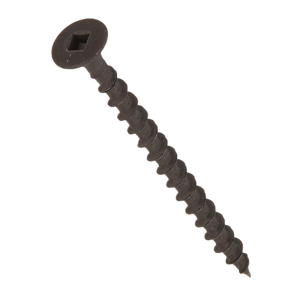 Coarse-thread drywall screw with square drive head for secure fastening in hardware and home improvement projects
