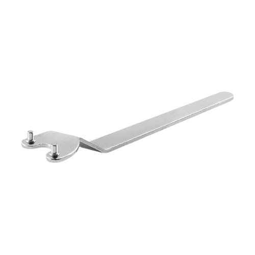 Metal wrench with dual pins for surface grinder wheel fastening in Festool woodworking tool accessories under $50