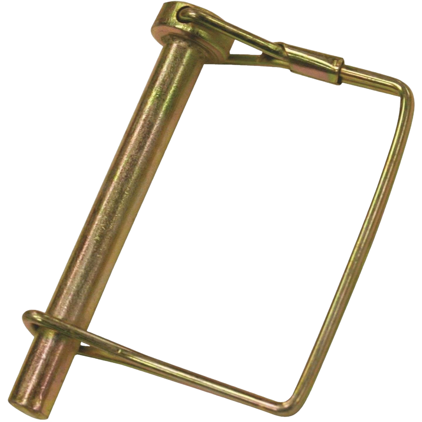 Metal square loop lock pin with latch, suitable for farm, garden, and industrial use in Parts & Lubricants collections under $50
