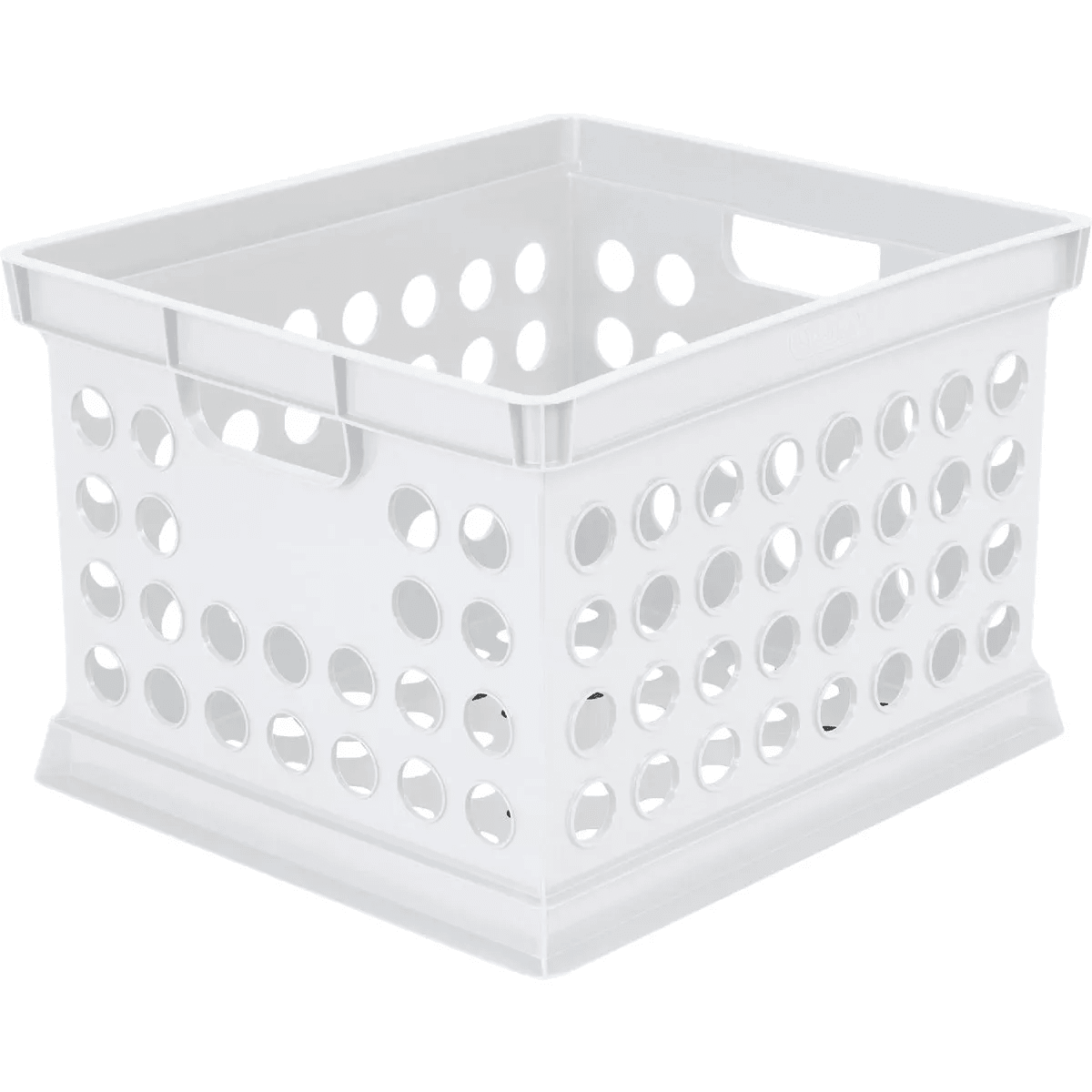Sterilite White Storage Crate