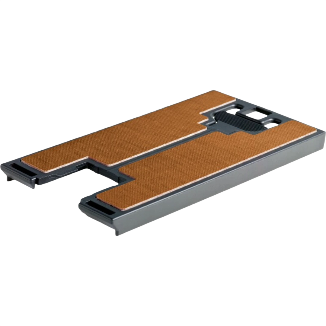 Hard fiber base insert with phenolic surface designed for smooth cuts in power tool accessories and saw collections under $50