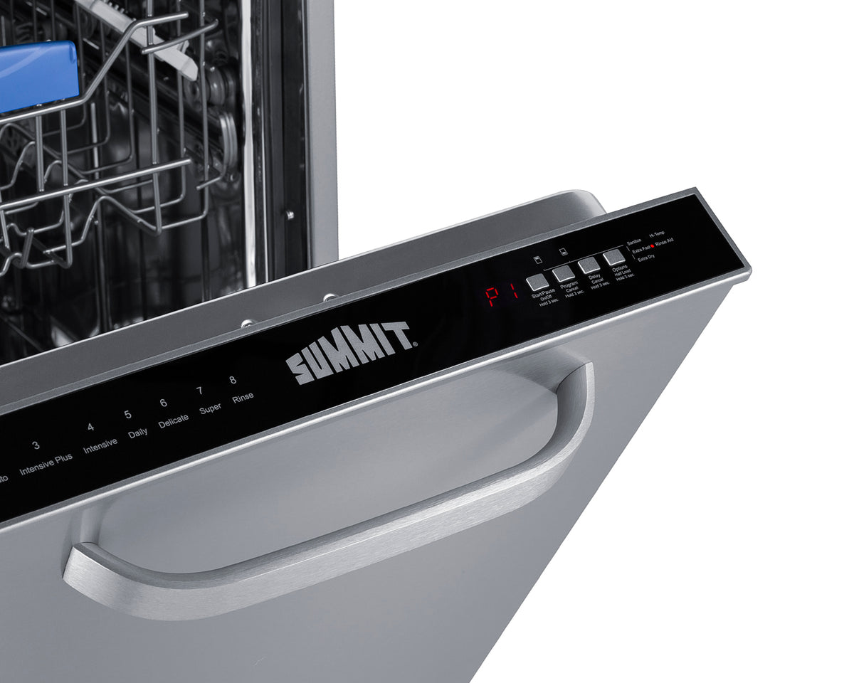 18" Wide Built-In Dishwasher, ADA Compliant