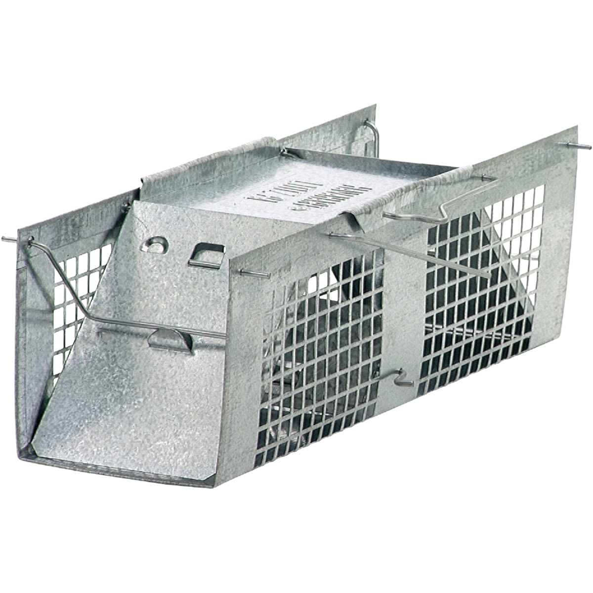 Galvanized metal live mouse trap with two gravity-action doors for insect and pest control under $50 collections