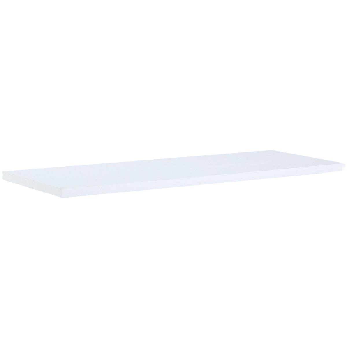 White all-purpose shelf made from durable particle board for Storage & Organization and Shelving & Accessories collections