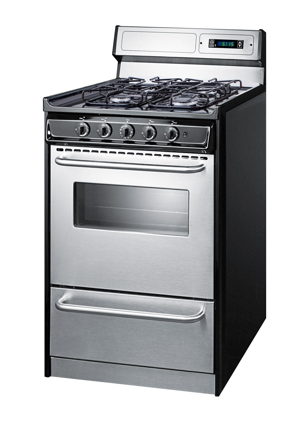 20" Wide Gas Range, Sealed Burners