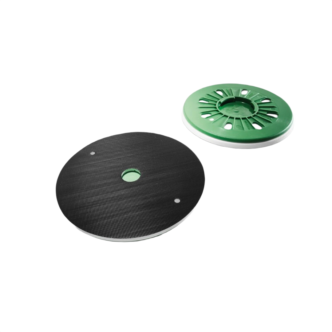 Green and black polishing pad with vented design for power tool use in home improvement and automotive detailing tasks