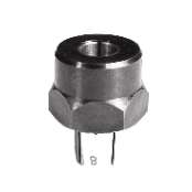 Metal 8mm collet with nut designed for precision tool holding in tools and home improvement tasks