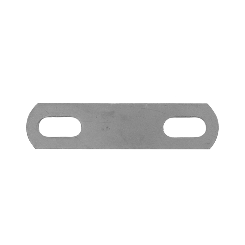 Hardware Essentials 3" U-Bolt Square Plate Zinc, 5-Pack