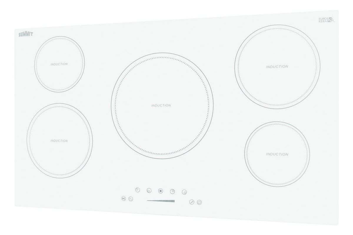 36" Wide 208-240V 5-Zone Induction Cooktop