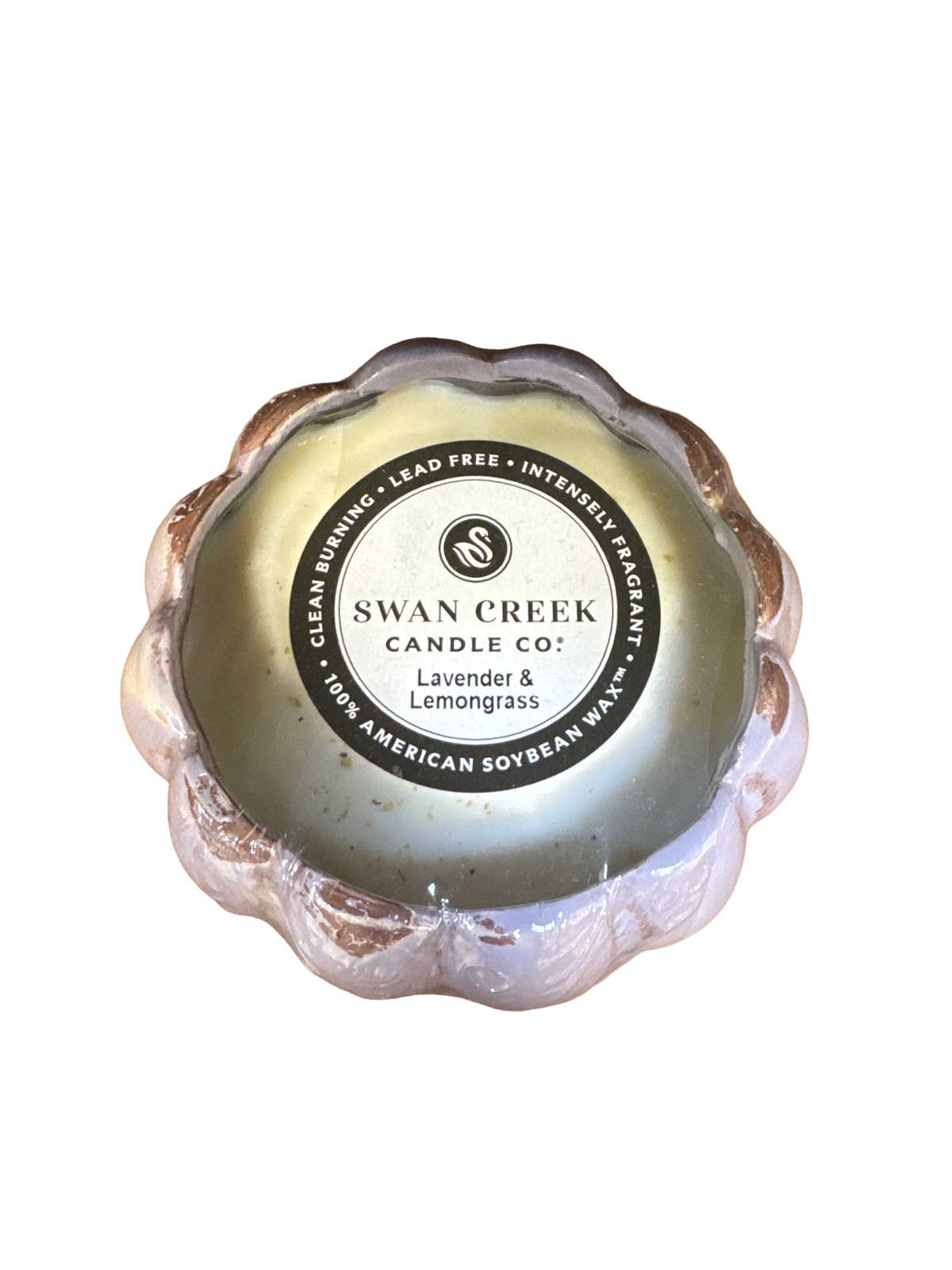 Swan Creek Lavender & Lemongrass Small Petal Bowl Candle
