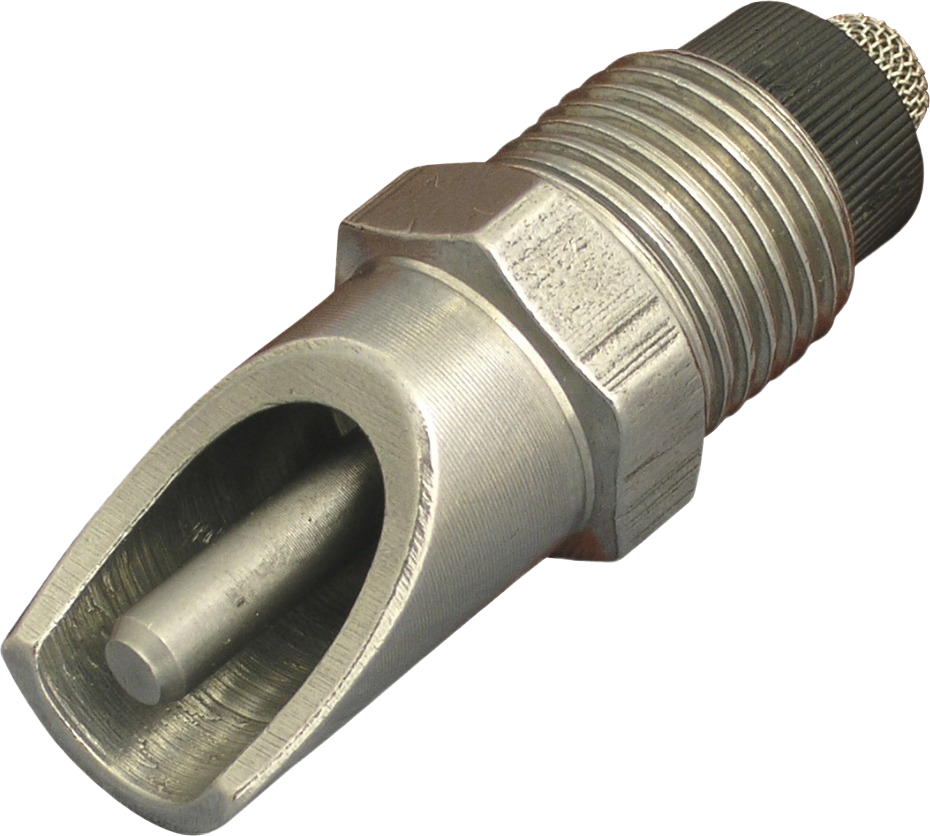 Stainless steel livestock waterer nipple with threaded fitting for farm animal and pet watering supplies under $50 collection