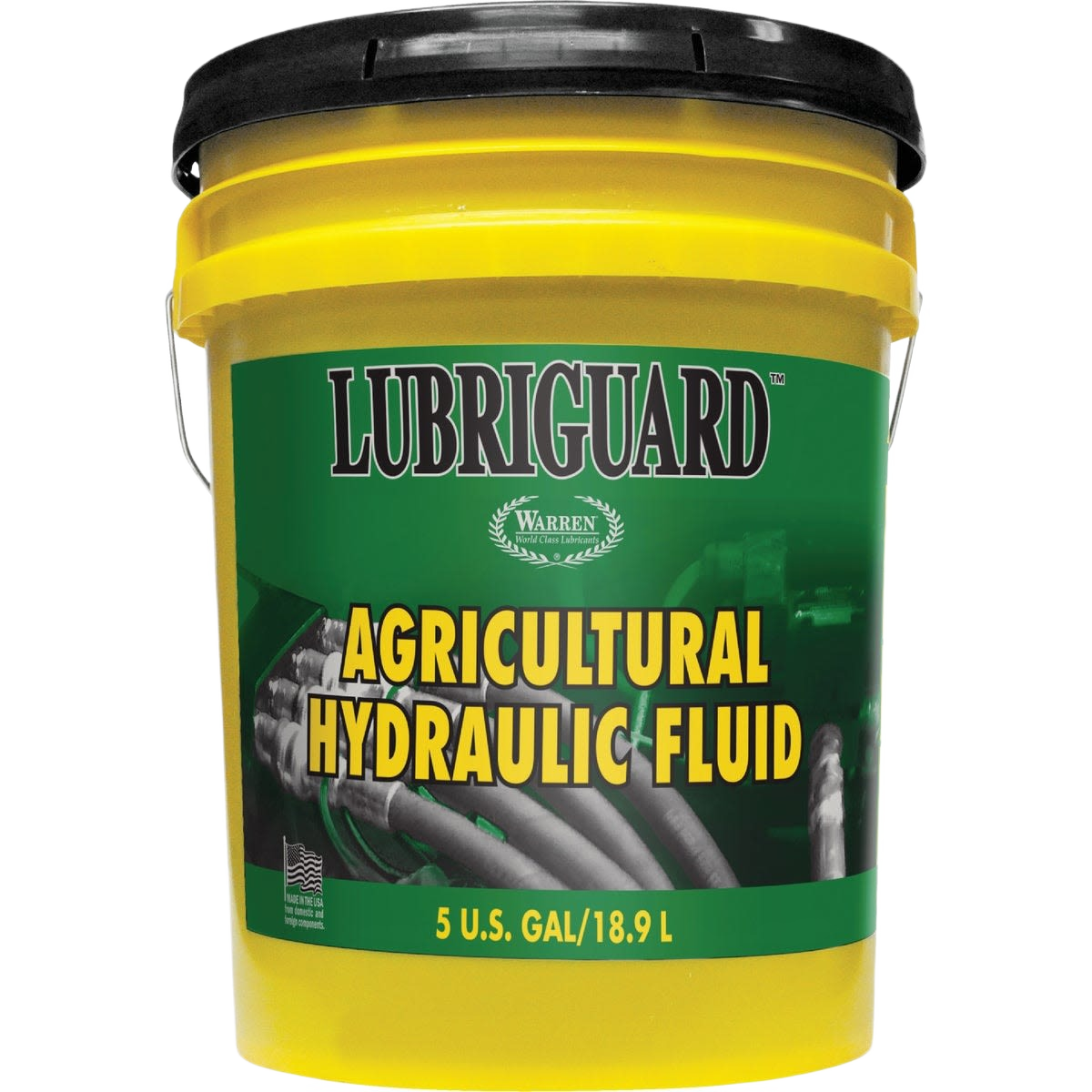 Yellow 5-gallon container of Lubriguard agricultural hydraulic fluid in Parts & Lubricants and Under $100 collections