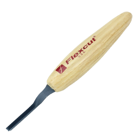 Woodcarving V-tool with wooden handle for detailed carving, part of woodworking tools under $50 collection