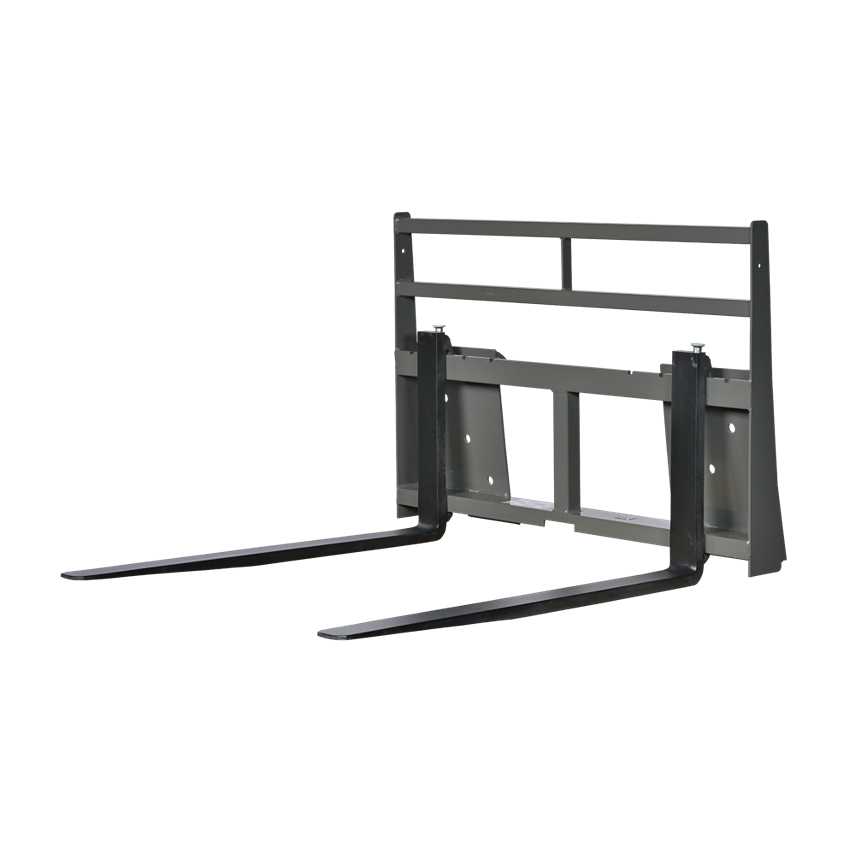 Heavy-duty steel pallet forks attachment designed for light-duty lifting in tools and home improvement tasks