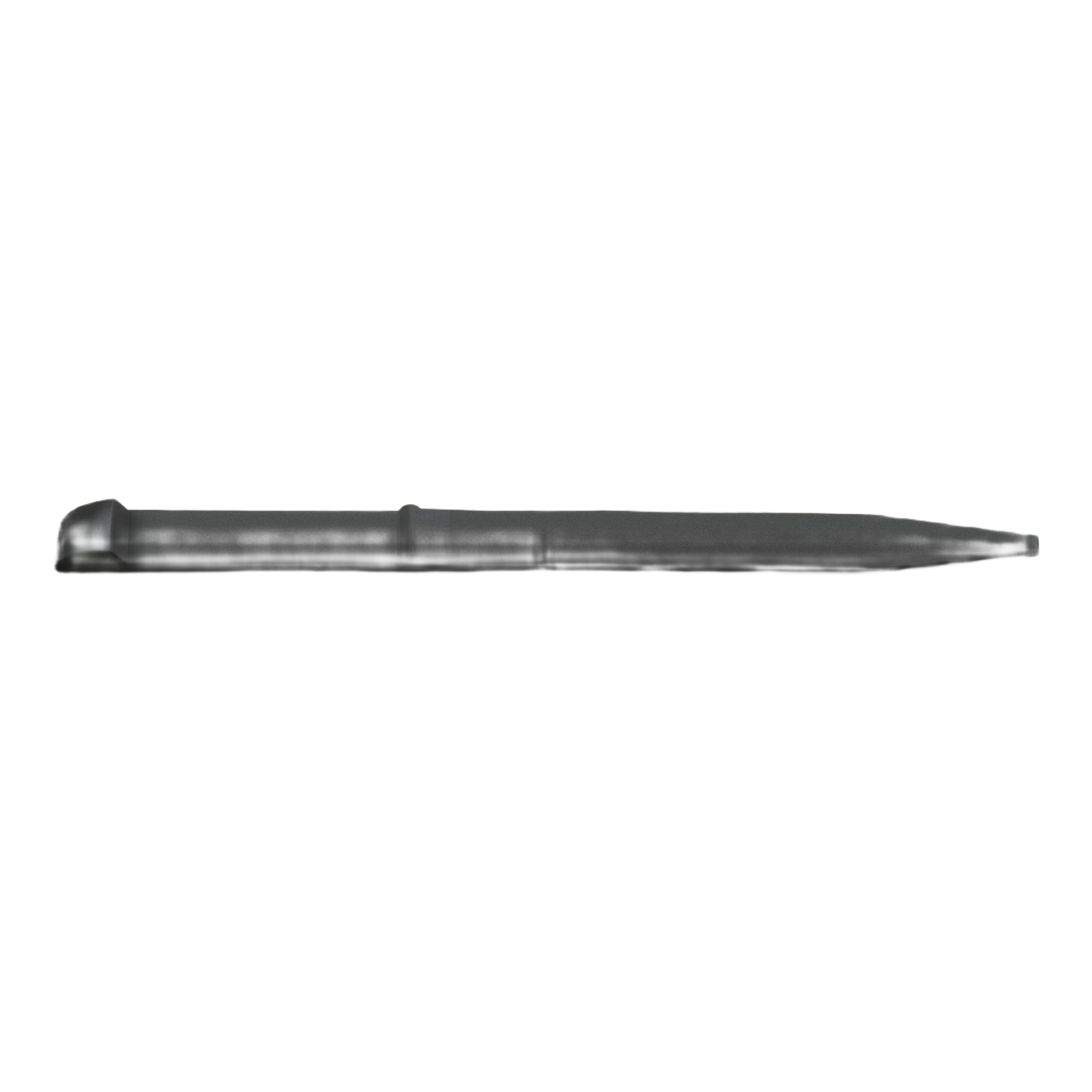 Slim black toothpick with a textured grip edge designed for small precision tasks and everyday use
