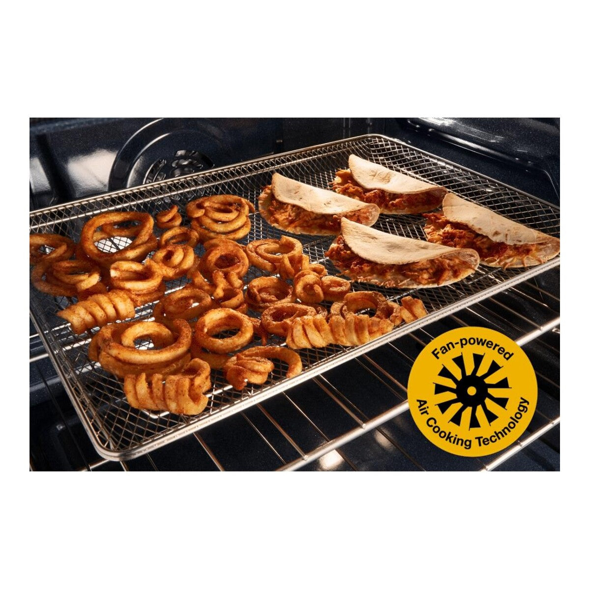30-inch Electric Range with Air Cooking Technology and Steam Clean