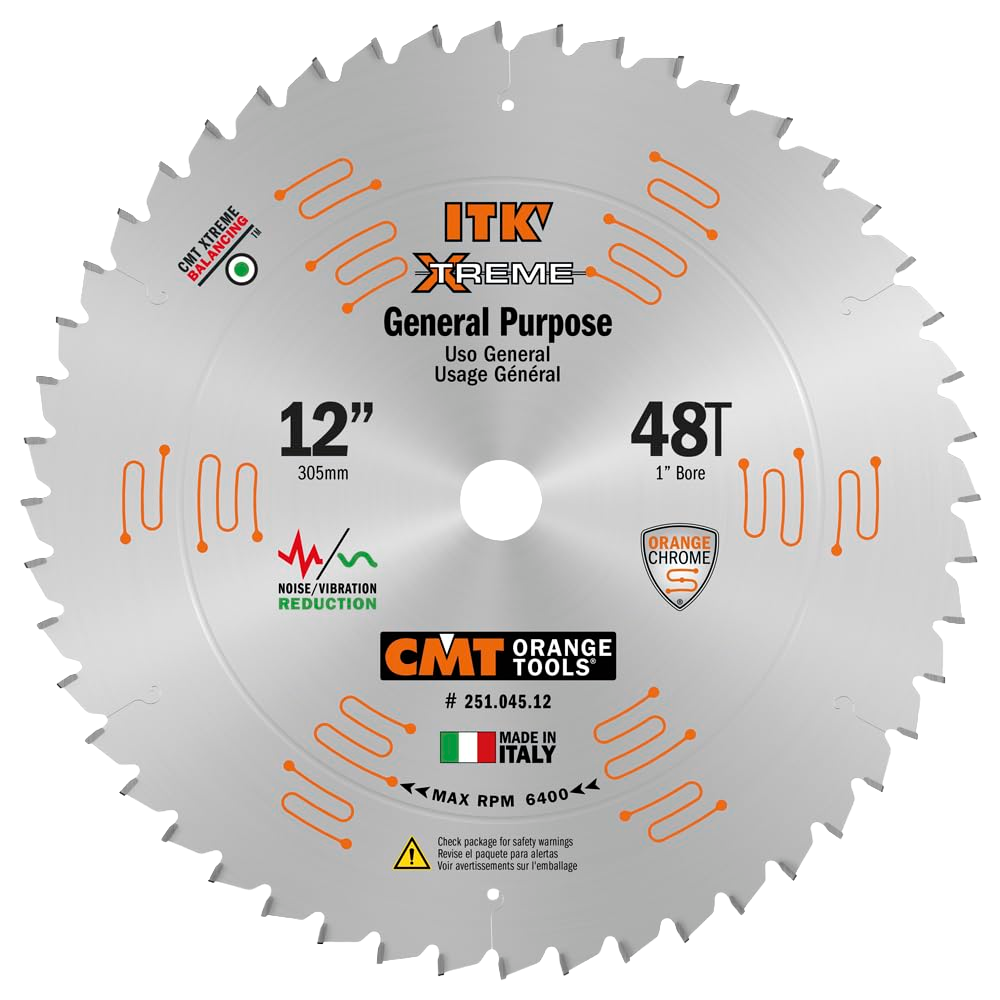 CMT Orange Tools 48T 12’’ General Purpose Saw Blade