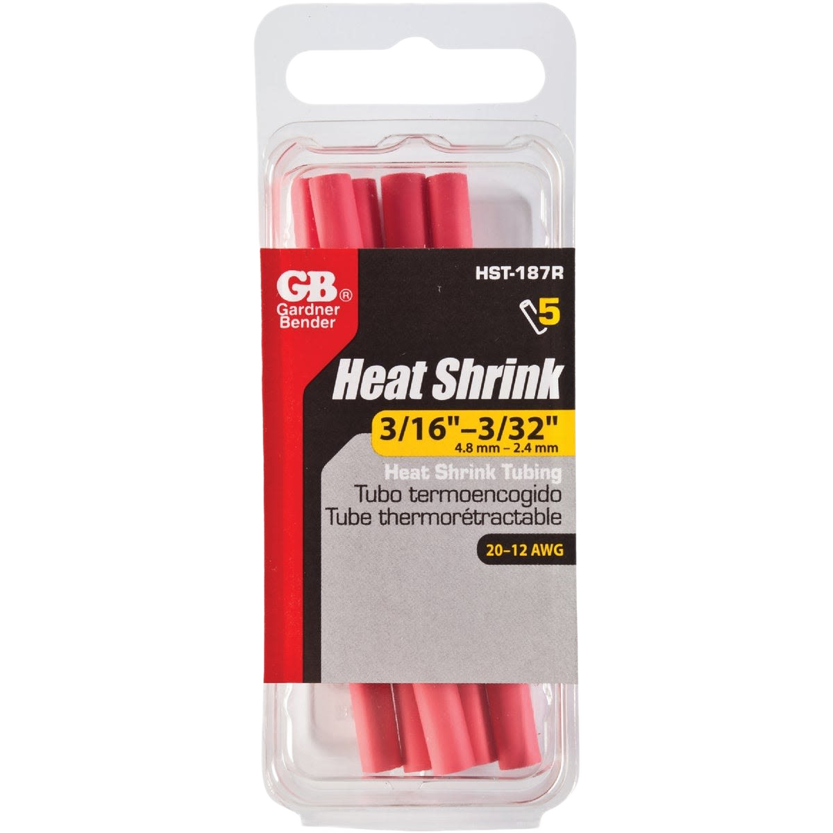 Package of red thin-wall heat shrink tubing for electrical insulation and cable protection under $50 home improvement tools