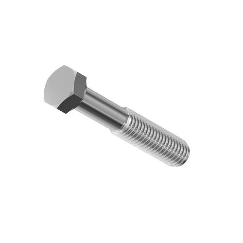 Hexagonal head metal screw with threaded shaft, part of John Deere hardware and home improvement tools collection