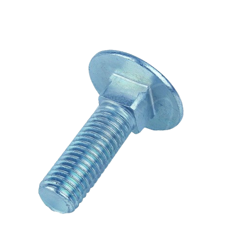 Steel bolt with hex head and flat round washer-style flange for John Deere parts and hardware collection