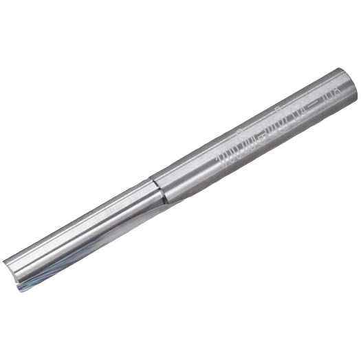 Carbide-tipped 1/4 inch double flute straight bit for smooth cutting in tool accessories and power tools under $50 collections