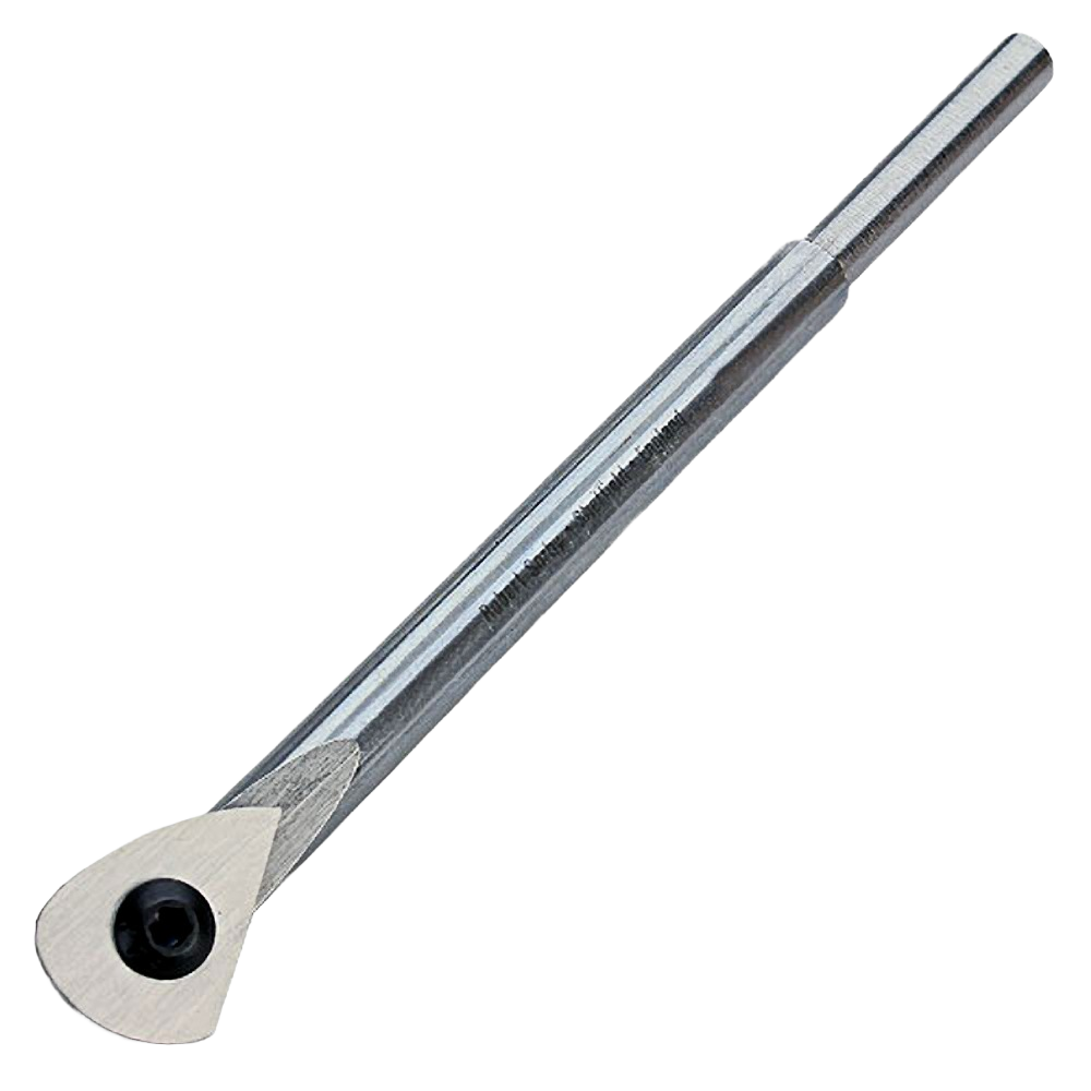 Precision micro tool blade with sharp angled edge for fine woodworking and detailed scraping tasks in tools and home improvement