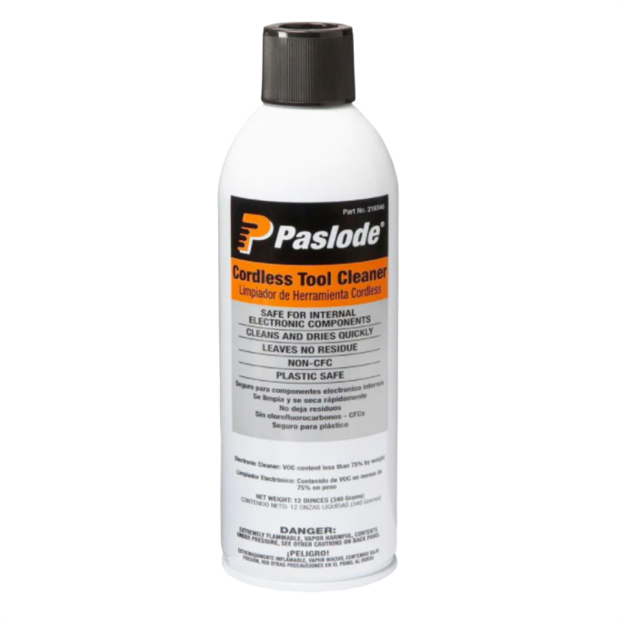 Paslode cordless tool cleaner spray for power tool maintenance in home improvement under $50 collection
