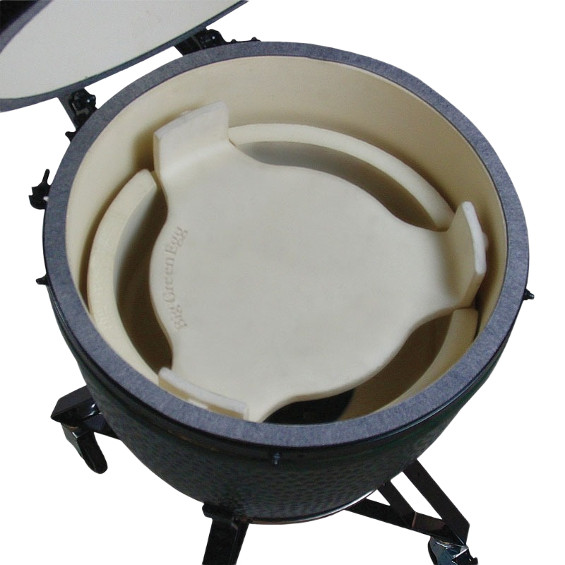 Ceramic convection cooker insert for indirect grilling in outdoor living and grill accessories collections