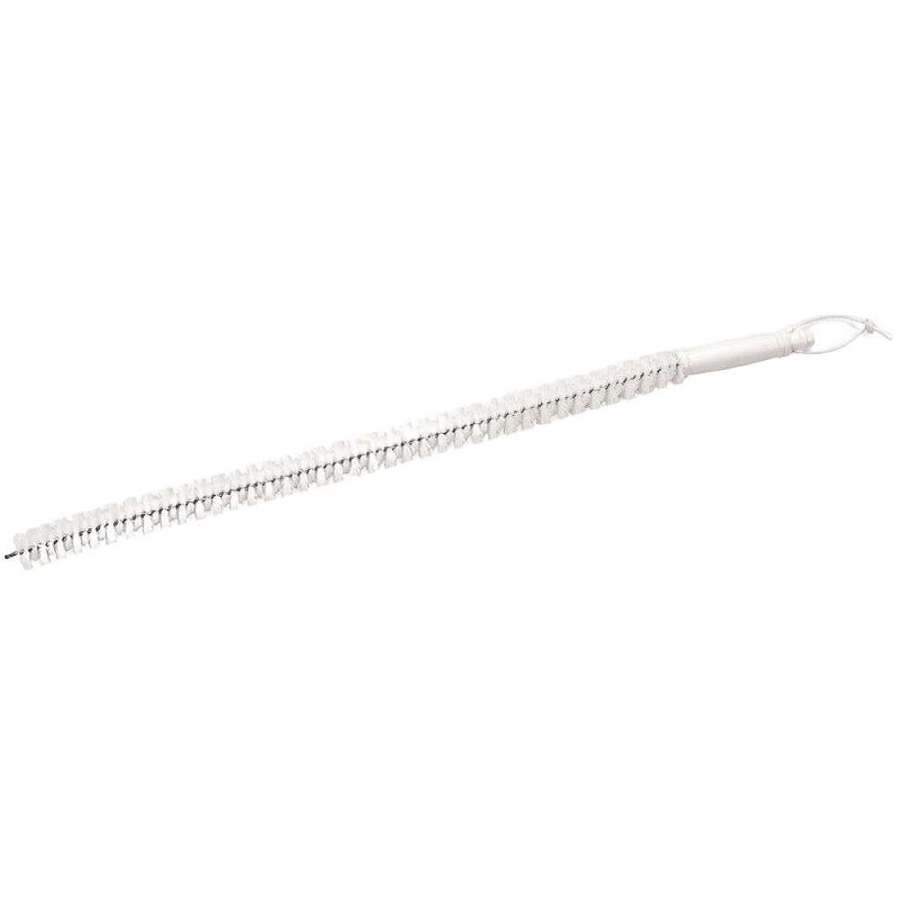 White spiral lint catching brush with ergonomic handle, part of cleaning tools and home improvement collection under $50