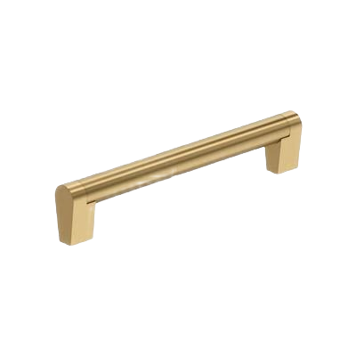 Champagne bronze cabinet pull with 6-5/16 inch center-to-center size for hardware and furniture accessories under $50 collections