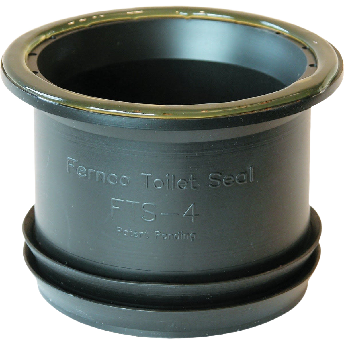 Black rubber toilet flange gasket with flexible seal for plumbing and home improvement projects under $50 collections