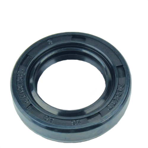 Black circular rubber seal designed for machinery maintenance and repair in tools and home improvement projects