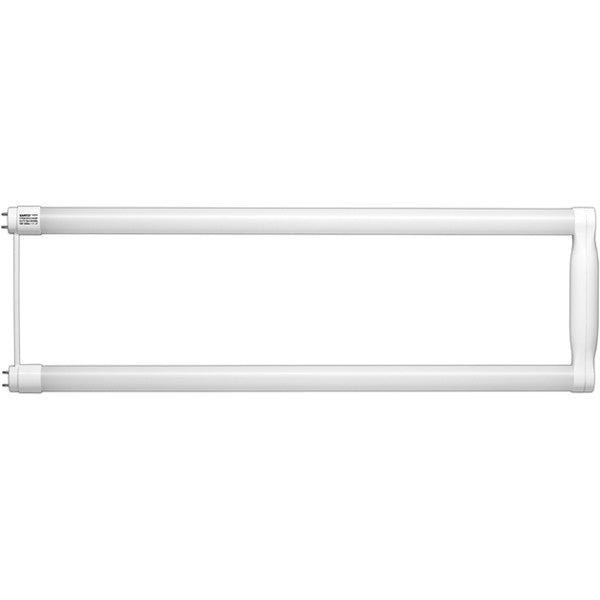 U-shaped LED tube light with medium bi-pin base for energy-efficient lighting in electrical and lighting collections
