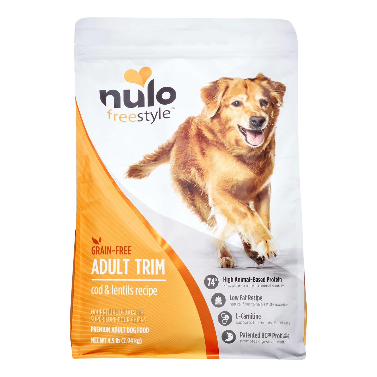 Nulo Freestyle Grain Free Cod & Lentils Adult Trim Dry Dog Food, 24 lb.