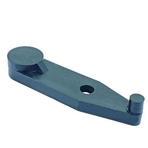 Black gearshift lever bearing component with cylindrical pin and central mounting hole for automotive repairs under $50 collection