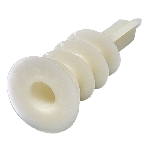 White nylon zip-it anchor designed for secure picture hanging in fasteners and hardware under $50 collection