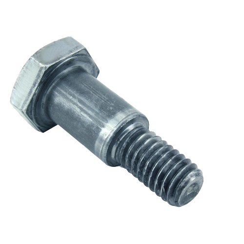 Heavy-duty metal bolt with partial threading, suited for John Deere parts and hardware collections under $50.