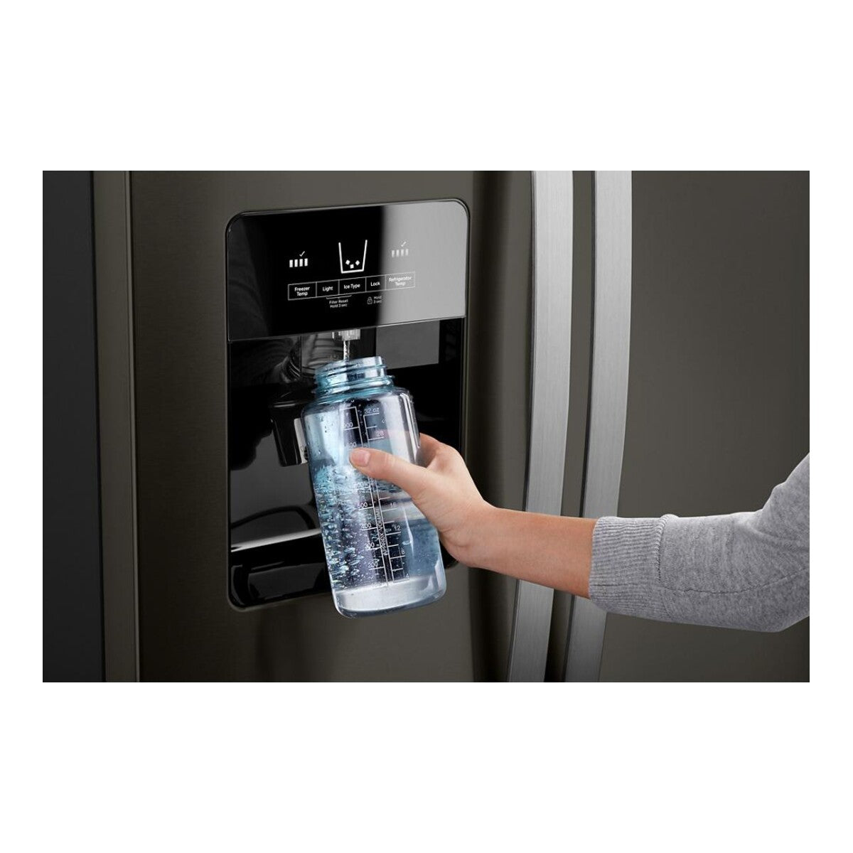 33-inch Wide Side-by-Side Refrigerator - 21 cu. ft.