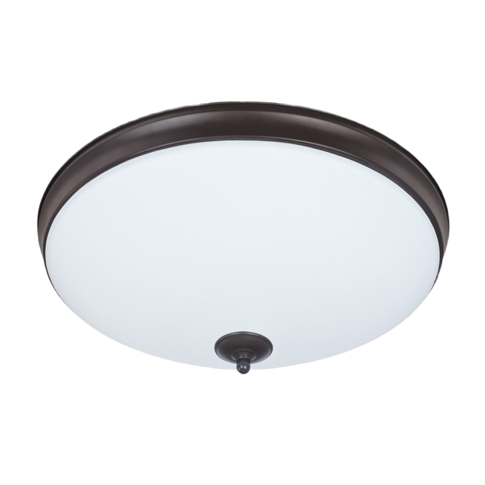 15-inch bronze flush mount LED ceiling light designed for modern lighting and home improvement under $100 collections