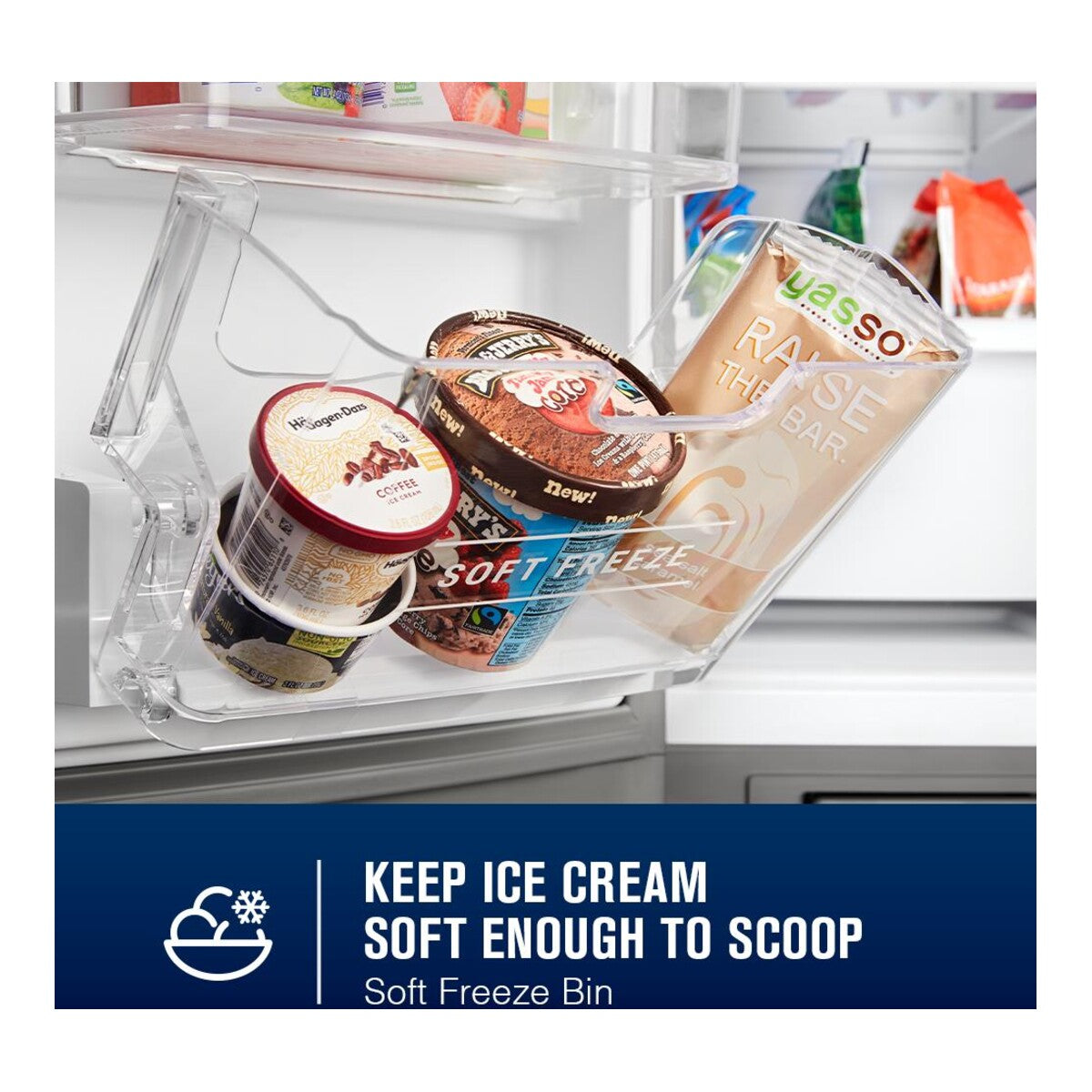36-Inch Wide Side-by-Side Refrigerator with Exterior Ice and Water Dispenser - 25 Cu. Ft.